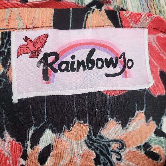 Rainbow Jo Womens Sarong Wrap Maxi‎ Skirt Floral Tropical Beachy Rayon One Size - Picture 5 of 7